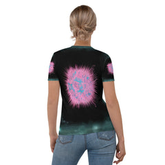 Music Street Art All-Over Print Women's Crew Neck T-Shirt - Beyond T-shirts