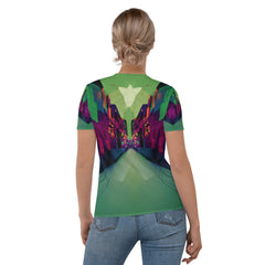 Street Beats All-Over Print Women's Crew Neck T-Shirt - Beyond T-shirts