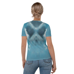 Jack-O'-Lantern Glow All-Over Print Women's Crew Neck T-Shirt - Beyond T-shirts