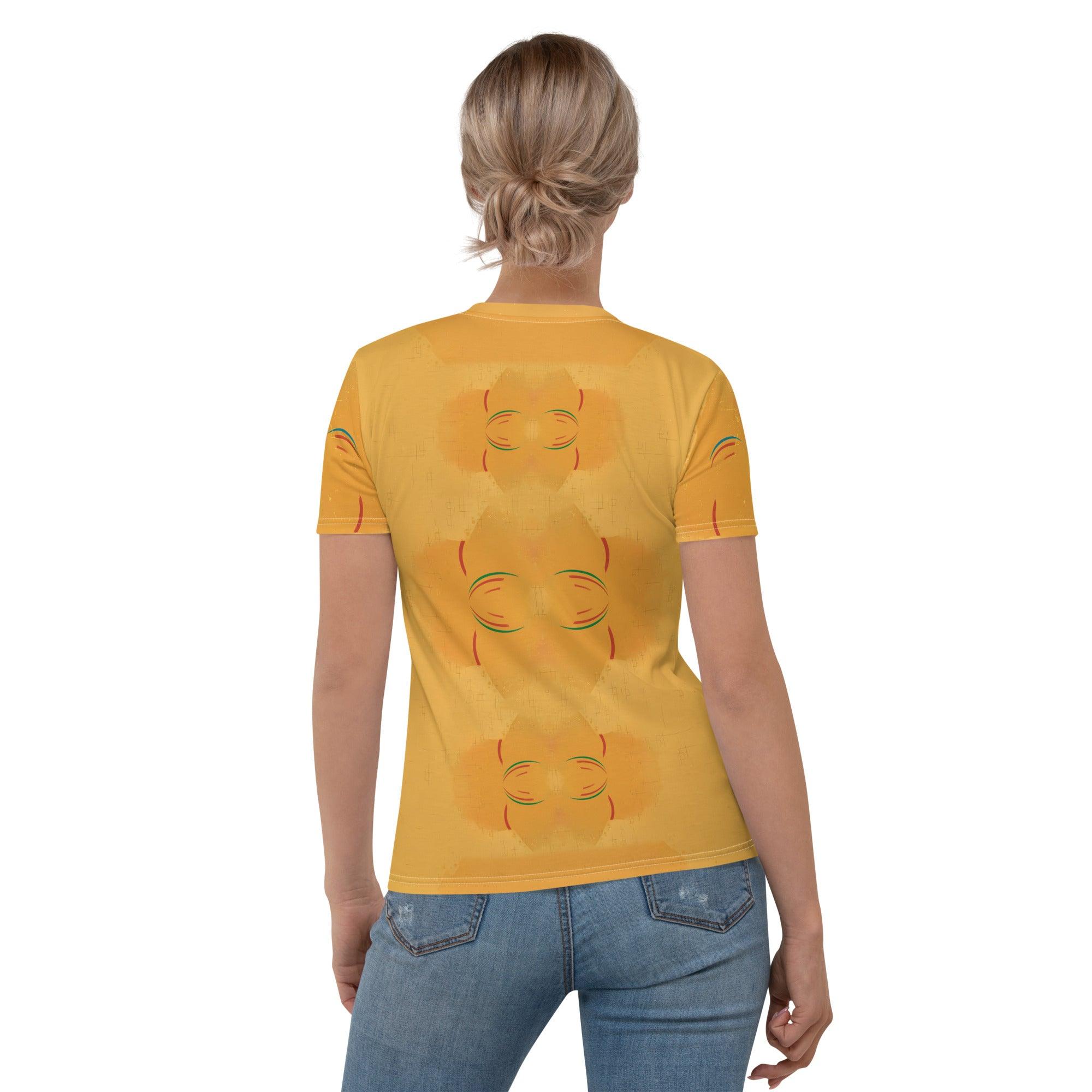 Record Spinner All-Over Print Women's Crew Neck T-Shirt - Beyond T-shirts