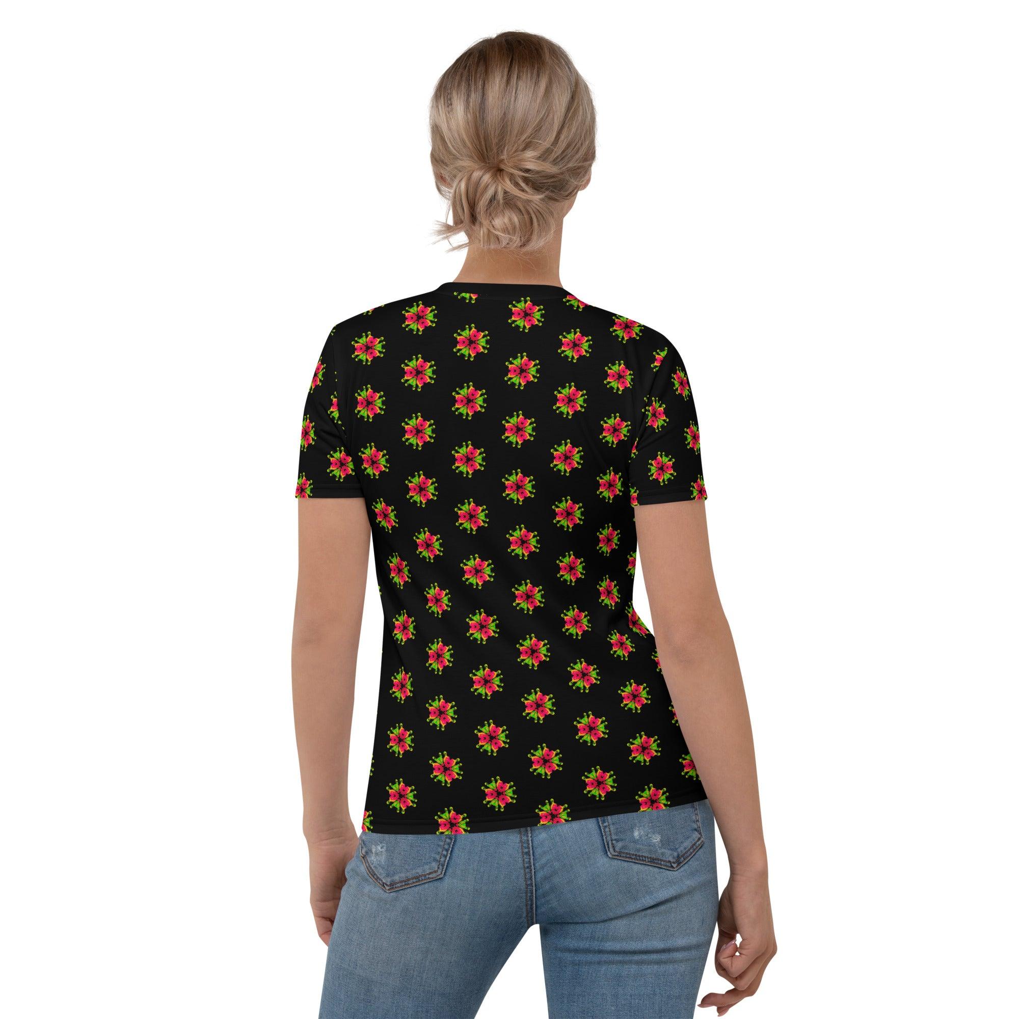 Avant-Garde Ascent All-Over Print Women's Crew Neck T-Shirt - Beyond T-shirts