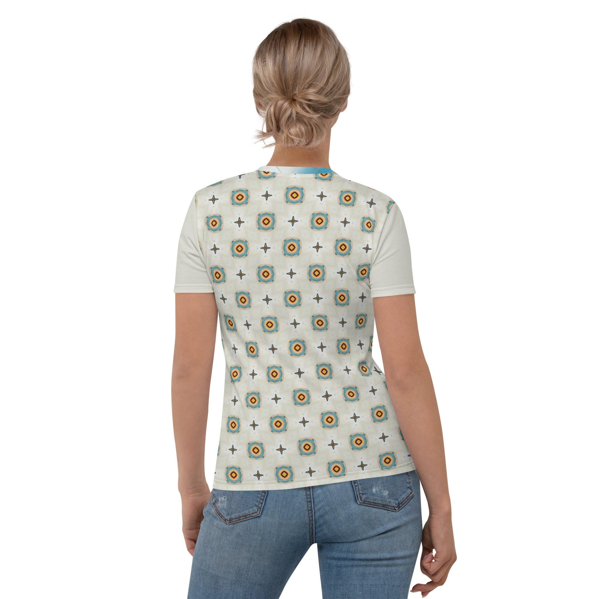 Harmony in Abstraction All-Over Women's Crew Neck - Beyond T-shirts