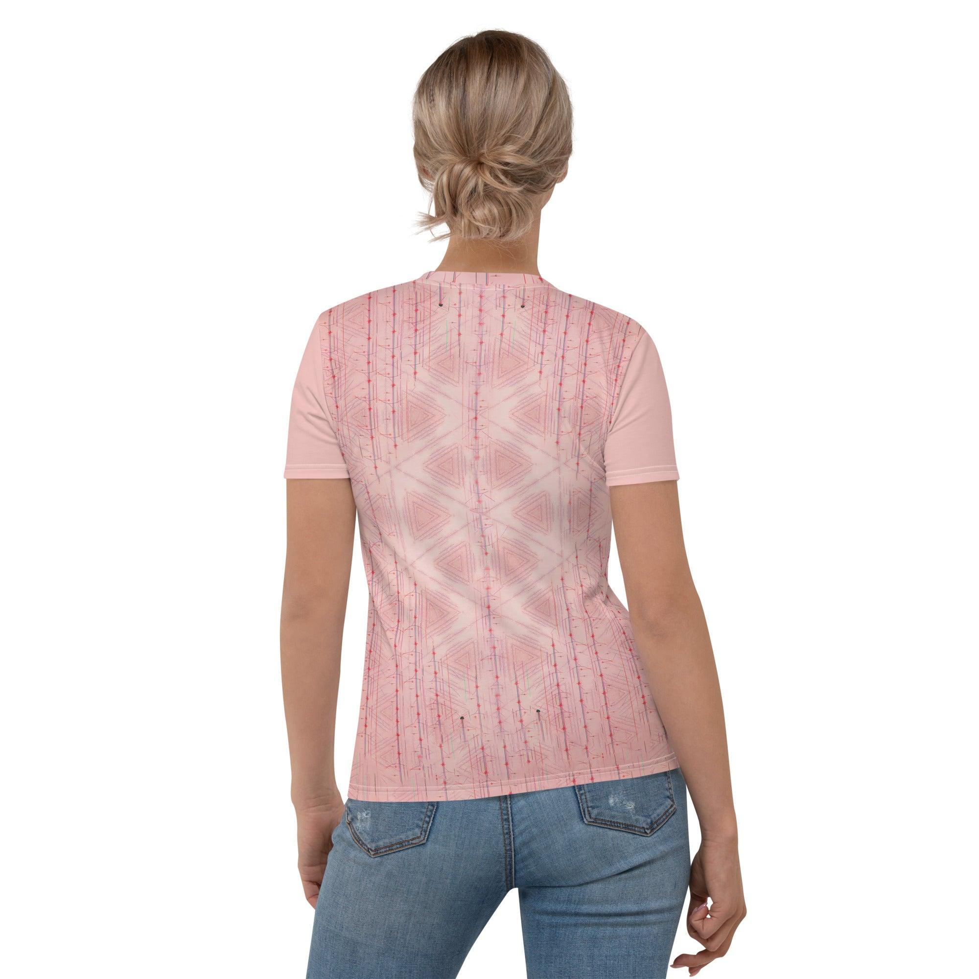 Elegance in Abstraction All-Over Women's Crew Neck - Beyond T-shirts