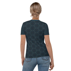 Abstract Visions of Femininity: Women's Crew Neck - Beyond T-shirts