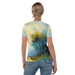 Enchanted Forest Landscape Women's Crew Neck T-Shirt