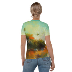 Mountain Majesty Landscape Women's Crew Neck T-Shirt