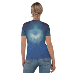 Alien Encounter All-Over Print Women's Crew Neck T-Shirt