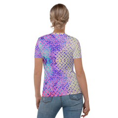 Silk Serenity Texture Women's Crewneck Tee