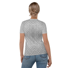 Linen Luxury Texture Women's Crewneck Tee