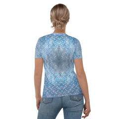 Diamond Dash Texture Women's Crewneck Tee