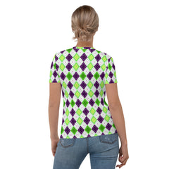Radiant Gems All-Over Print Women's Crew Neck T-Shirt