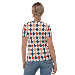 Eternal Diamonds All-Over Print Women's Crew Neck T-Shirt