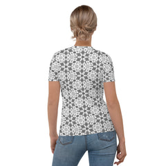 Kaleidoscope Sunset Women's Crew Neck T-Shirt