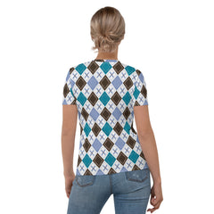 Radiance in Diamonds All-Over Print Women's Crew Neck T-Shirt