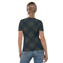 Mystic Moose Forest Guardian All-Over Print Women's Crew Neck T-Shirt