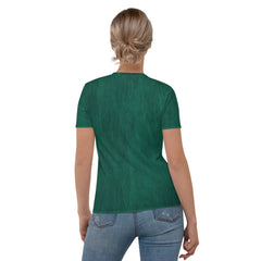 Stylish and Comfortable Silk Crew Neck T-Shirt for Women