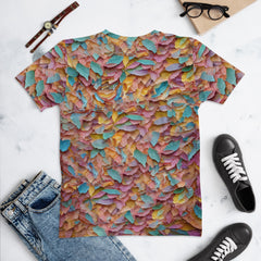 Fashion-Forward Crew Neck T-Shirt with Fox Artwork.