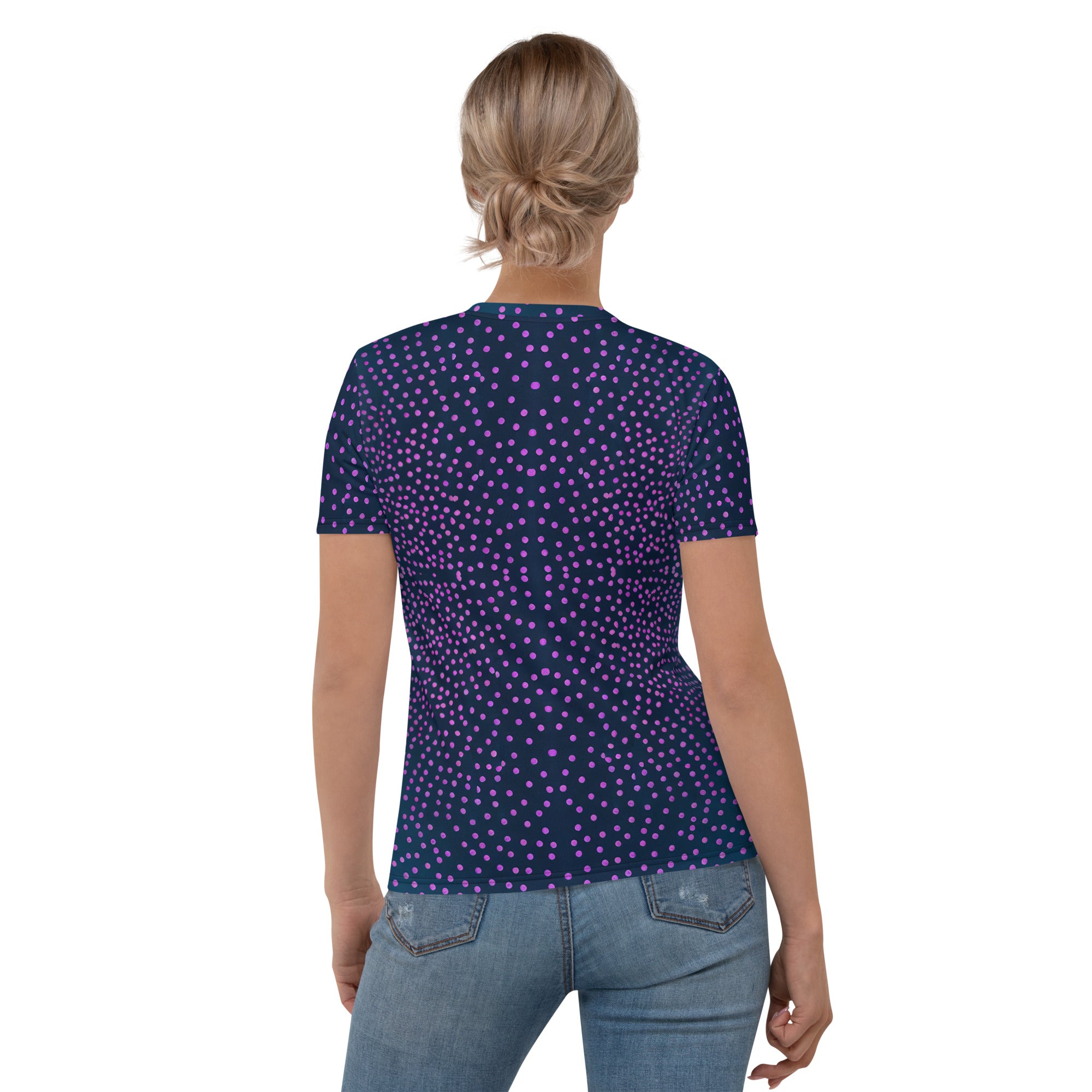 Sleek Sophistication Women's Crew Neck back view.