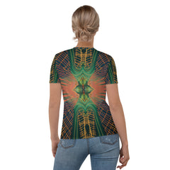 Stylish women's crew neck featuring Boho Harmony pattern.