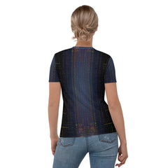 Stylish women's crew neck featuring Serene Sunset pattern.