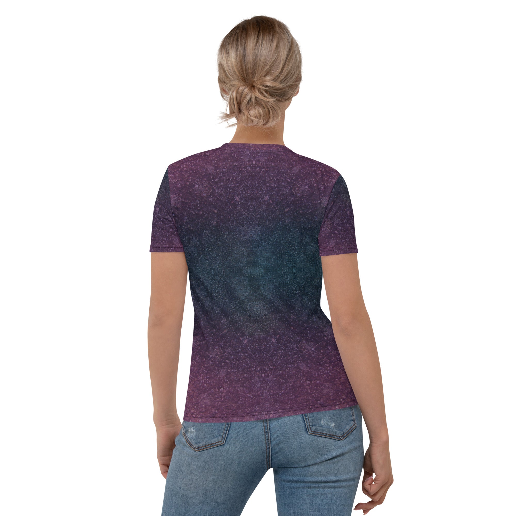 Stylish women's crew neck featuring Boho Rhapsody pattern.