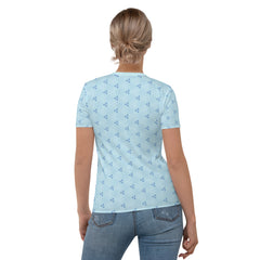 Stylish Fluttering Butterfly Kirigram T-Shirt in a casual setting.