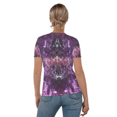 Relaxed Boho Breeze women's crew neck in a casual setting.