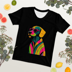 Dog's Best Friend Women's Dog Print Crew Neck Tee - Beyond T-shirts