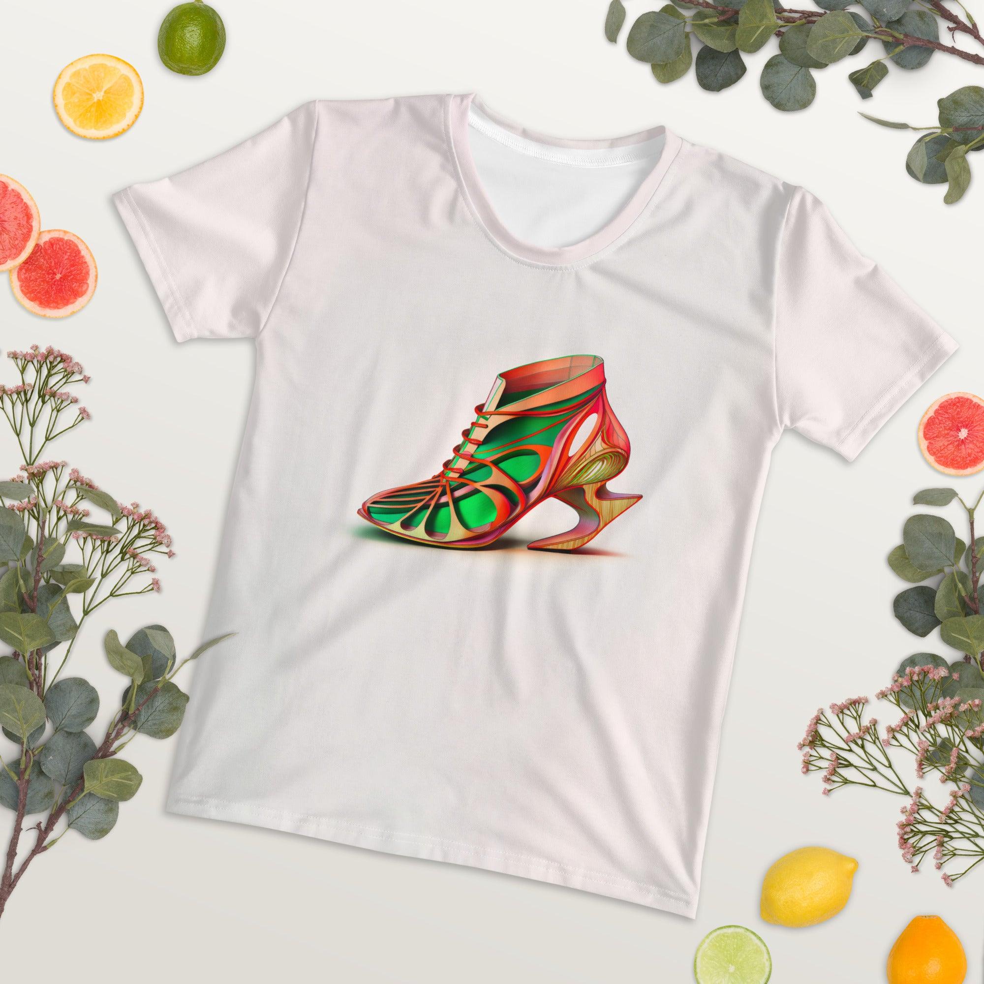 Fusion Flux Futuristic Shoes Women's All-Over Print T-Shirt - Beyond T-shirts