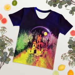 Halloween Magic All-Over Print Women's Crew Neck T-Shirt - Beyond T-shirts