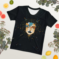 Abstract Beauty in Diversity: Women's Crew Neck - Beyond T-shirts