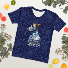 Regal Rabbit Monarch All-Over Print Women's Crew Neck T-Shirt