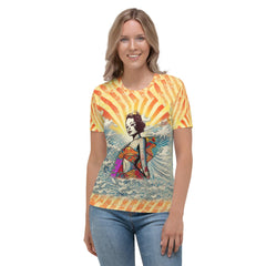 Chic Surfing 5-27 Women's T-Shirt for the stylish surfer