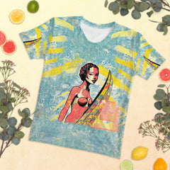 Elegant Surfing 5-26 Women's T-Shirt for beach fashion enthusiasts