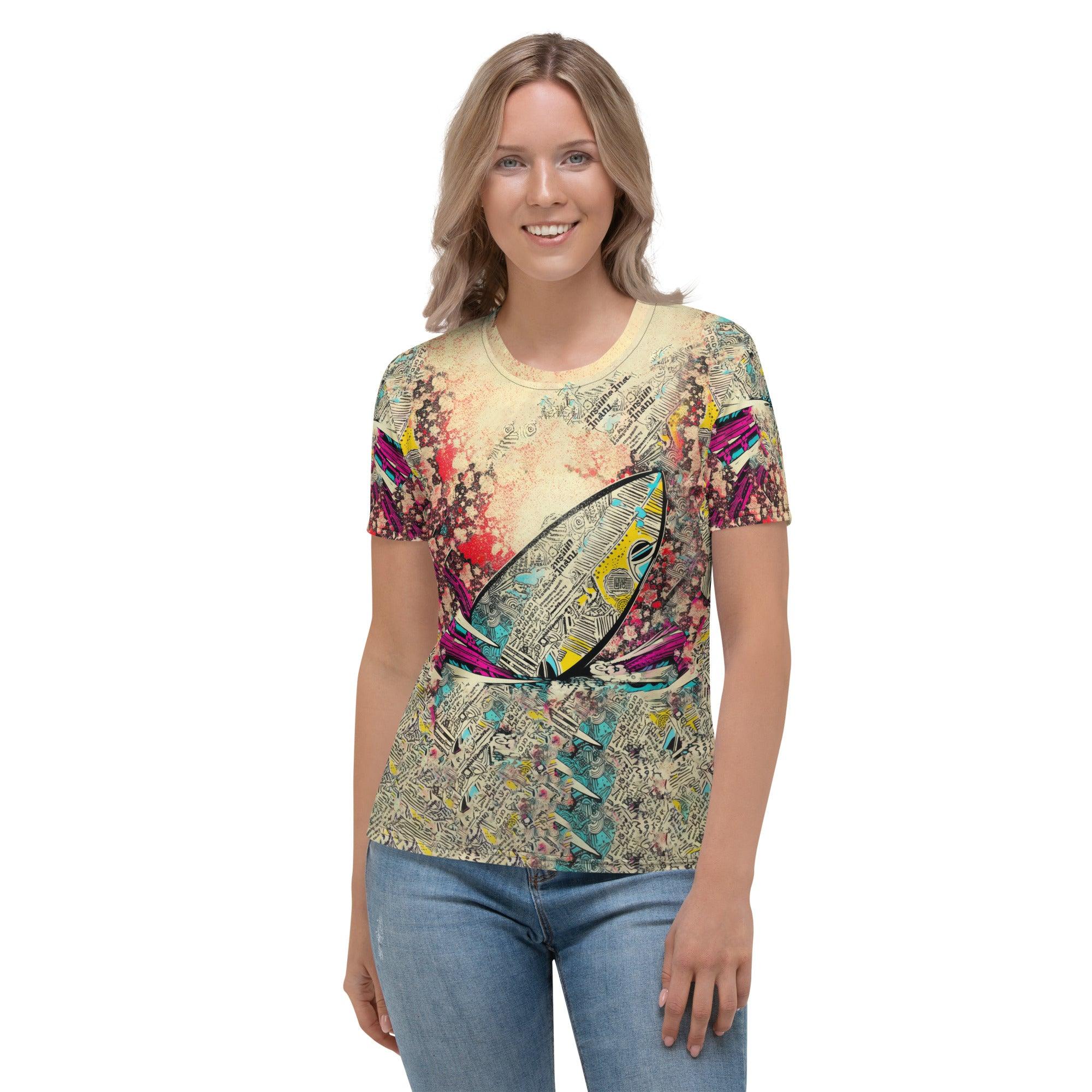 Modern Surfing 5-33 Women's T-Shirt for the fashion-savvy surfer