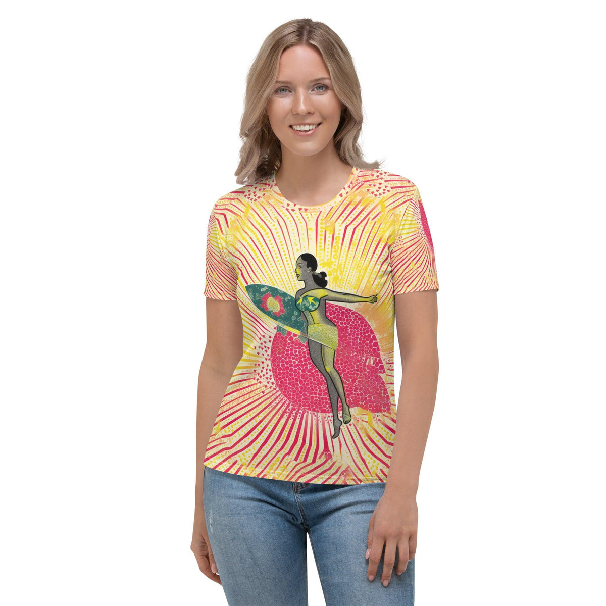 Casual and chic Surfing 1 12 Women's T-shirt for everyday style.