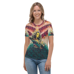 Catch the wave of fashion with the Surfing 1 02 Women's T-shirt.