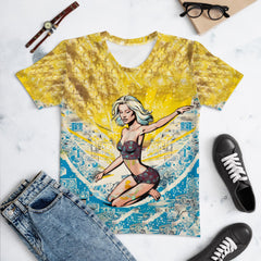 Surfing 1 24 Women's Tee - Perfect for beach outings.