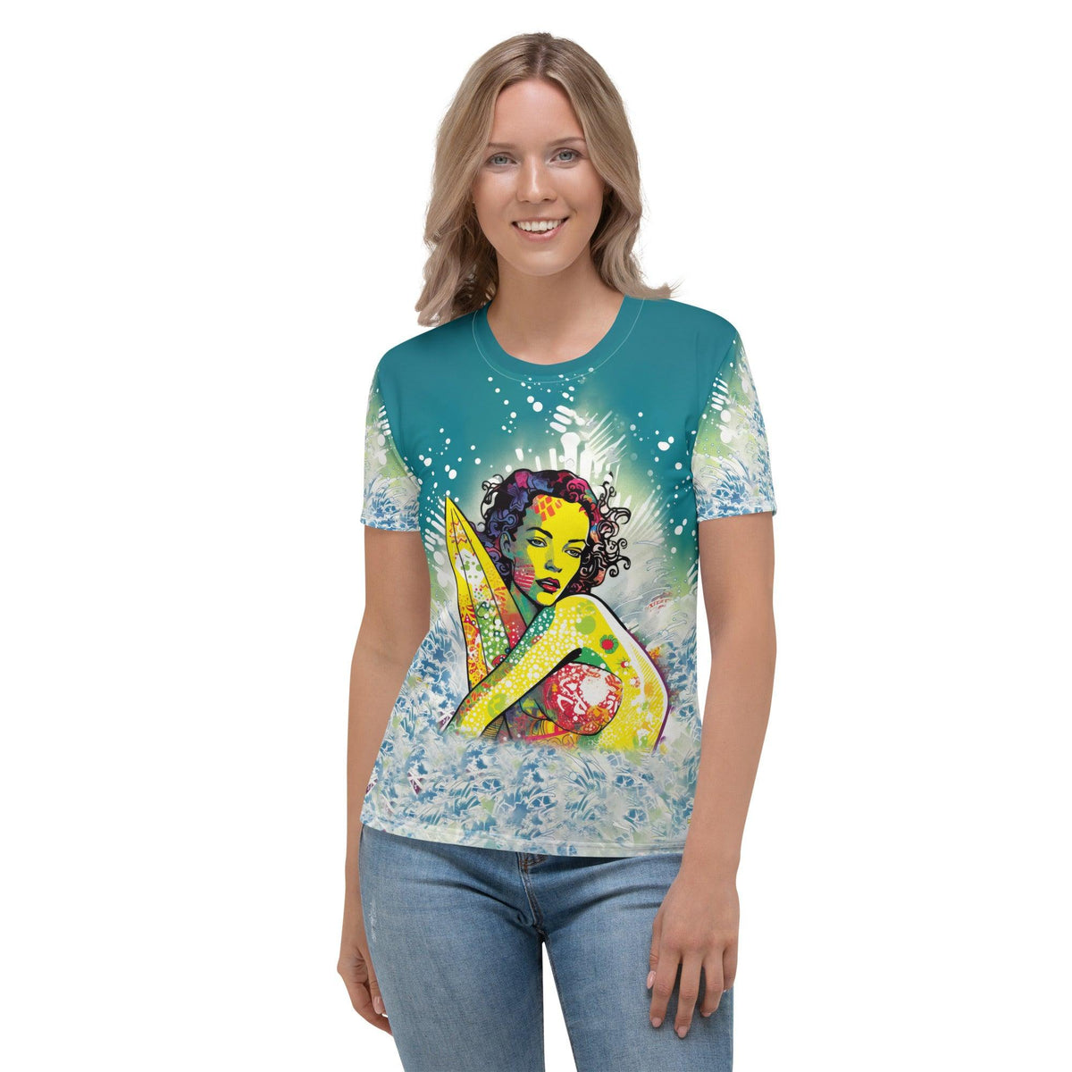 Surfing 1 51 Women's Tee - Perfect for beach outings.