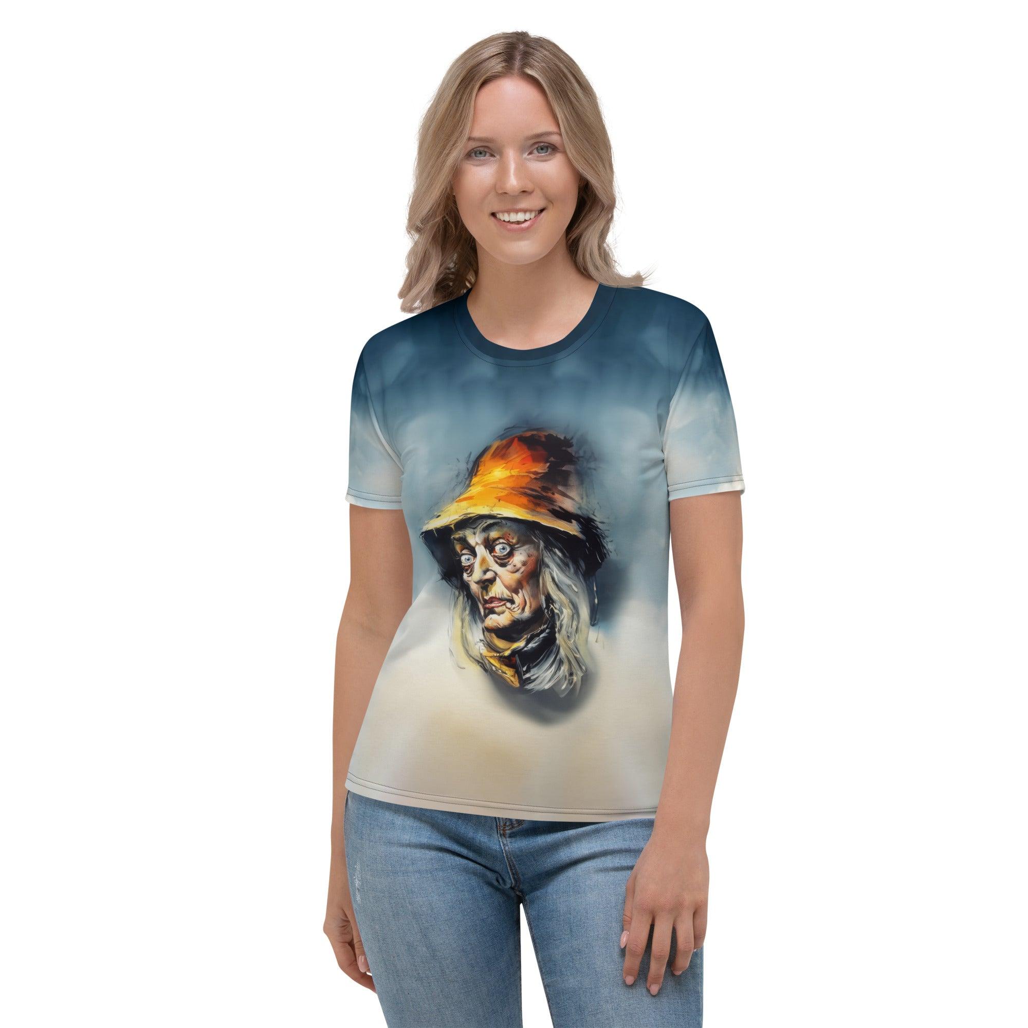 Vampire Vibe Women's Crew Neck Halloween Tee - Beyond T-shirts