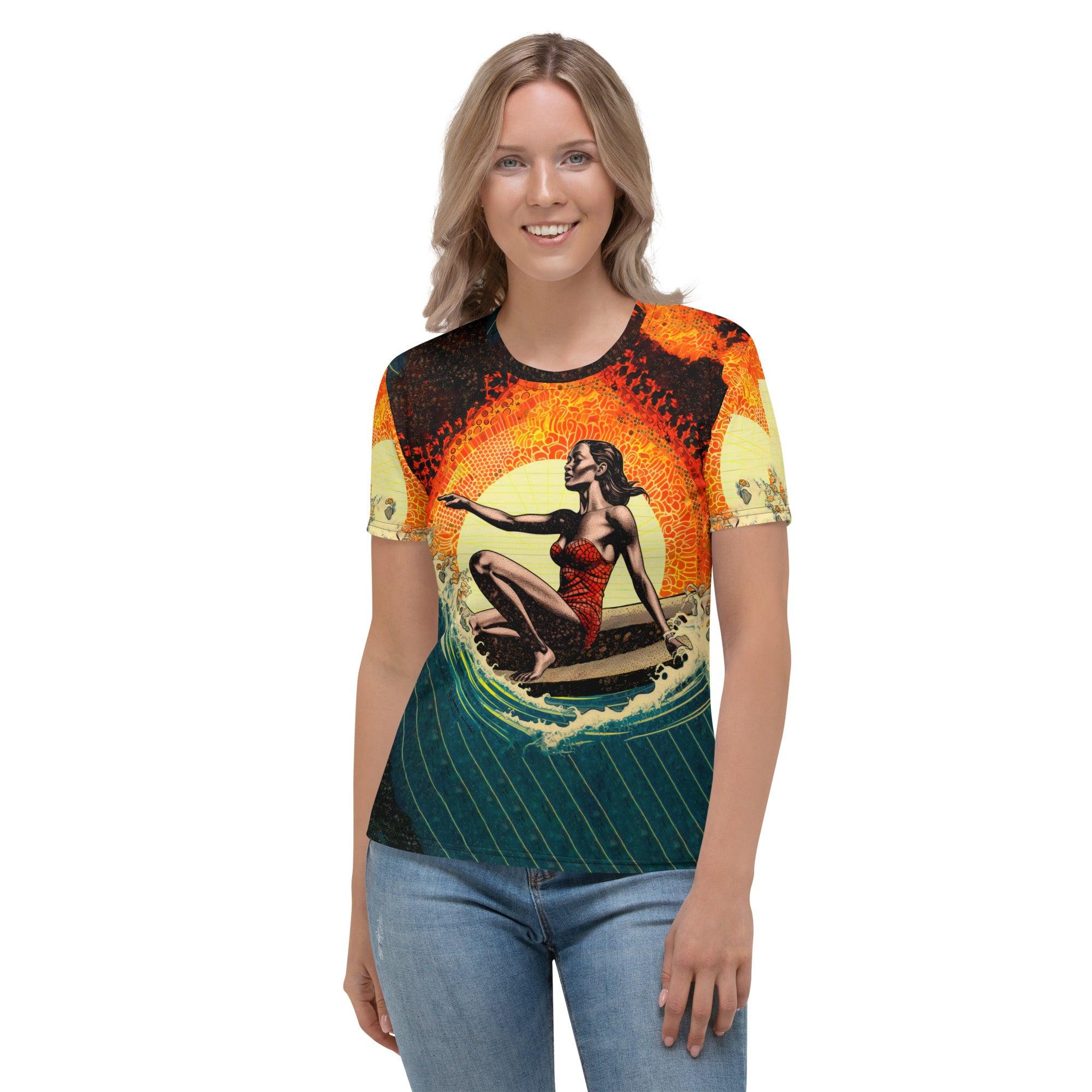 Surf's Up Crew Neck for Women - Beyond T-shirts