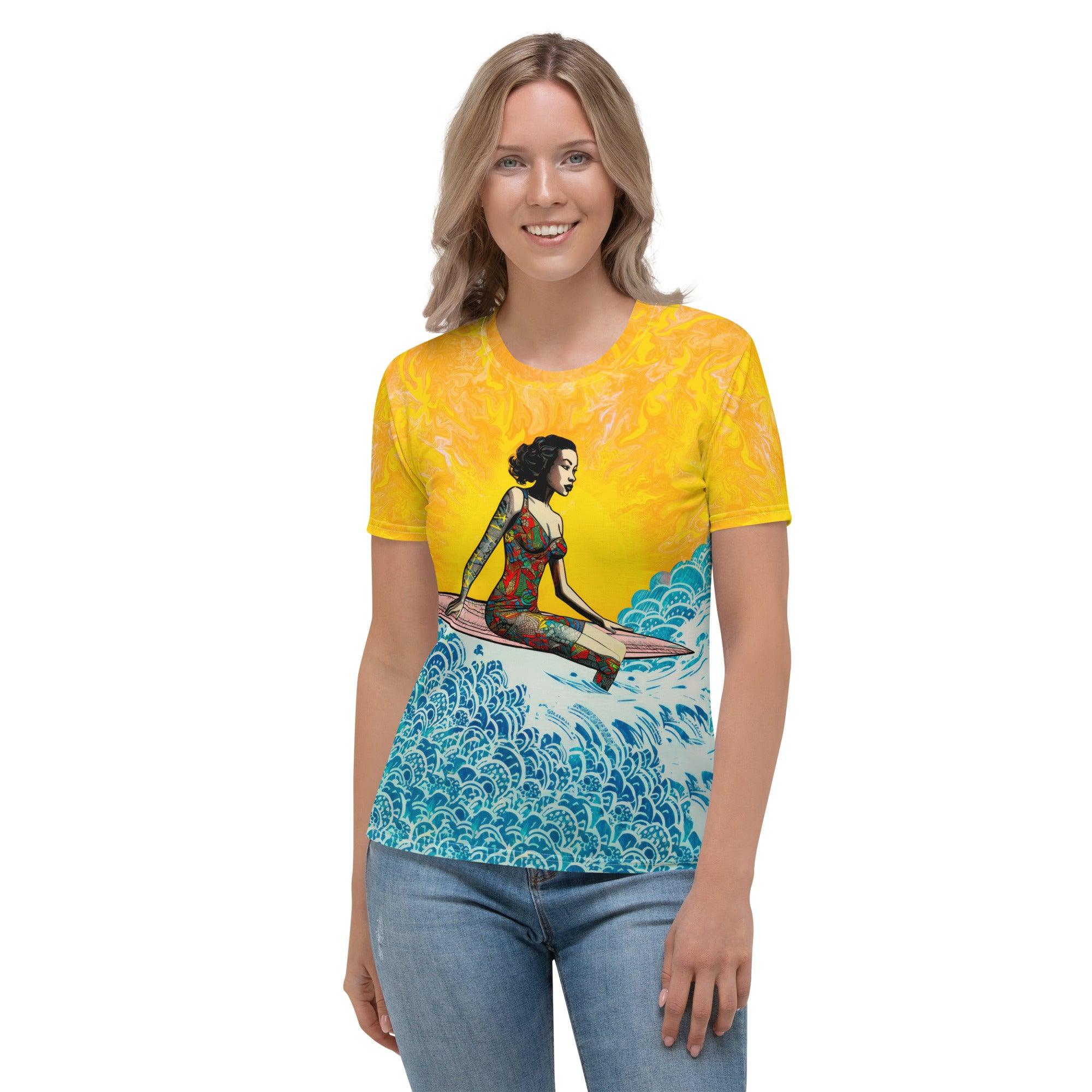 Oceanic Vibes Women's Crew Neck - Beyond T-shirts