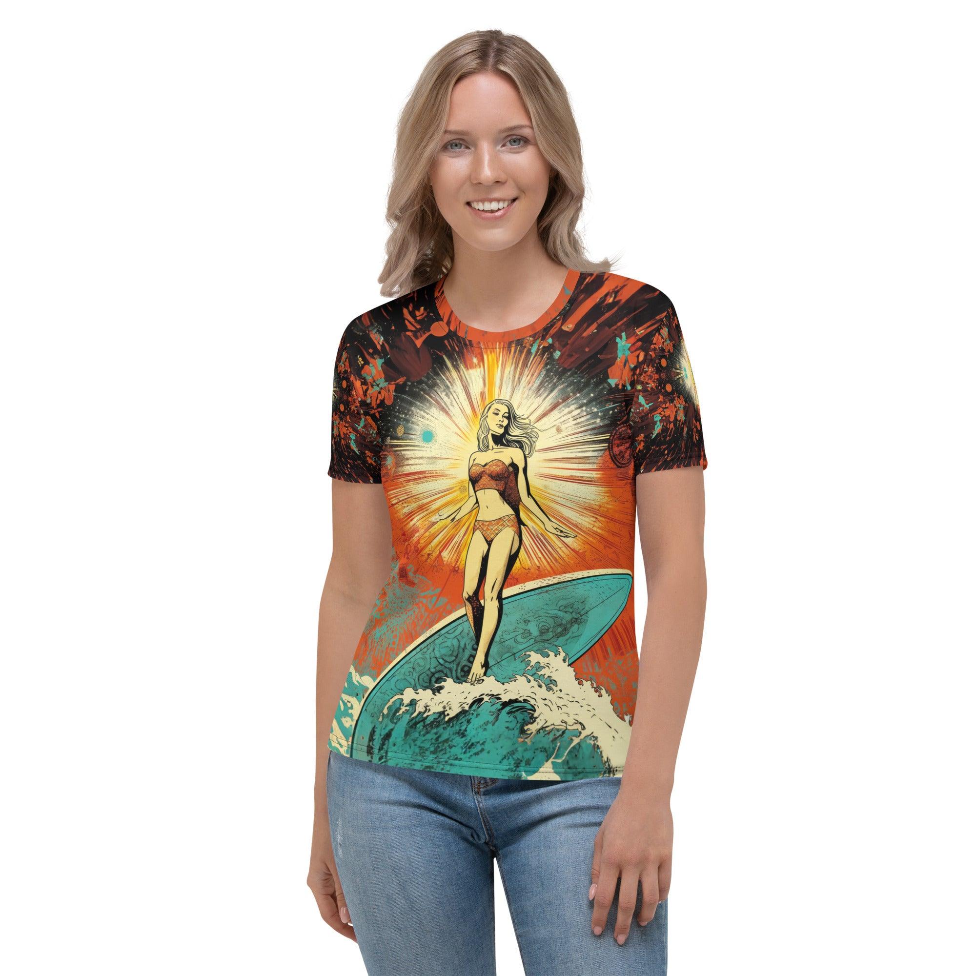 Dreamy Surfer Crew Neck Tee - Beyond T-shirts