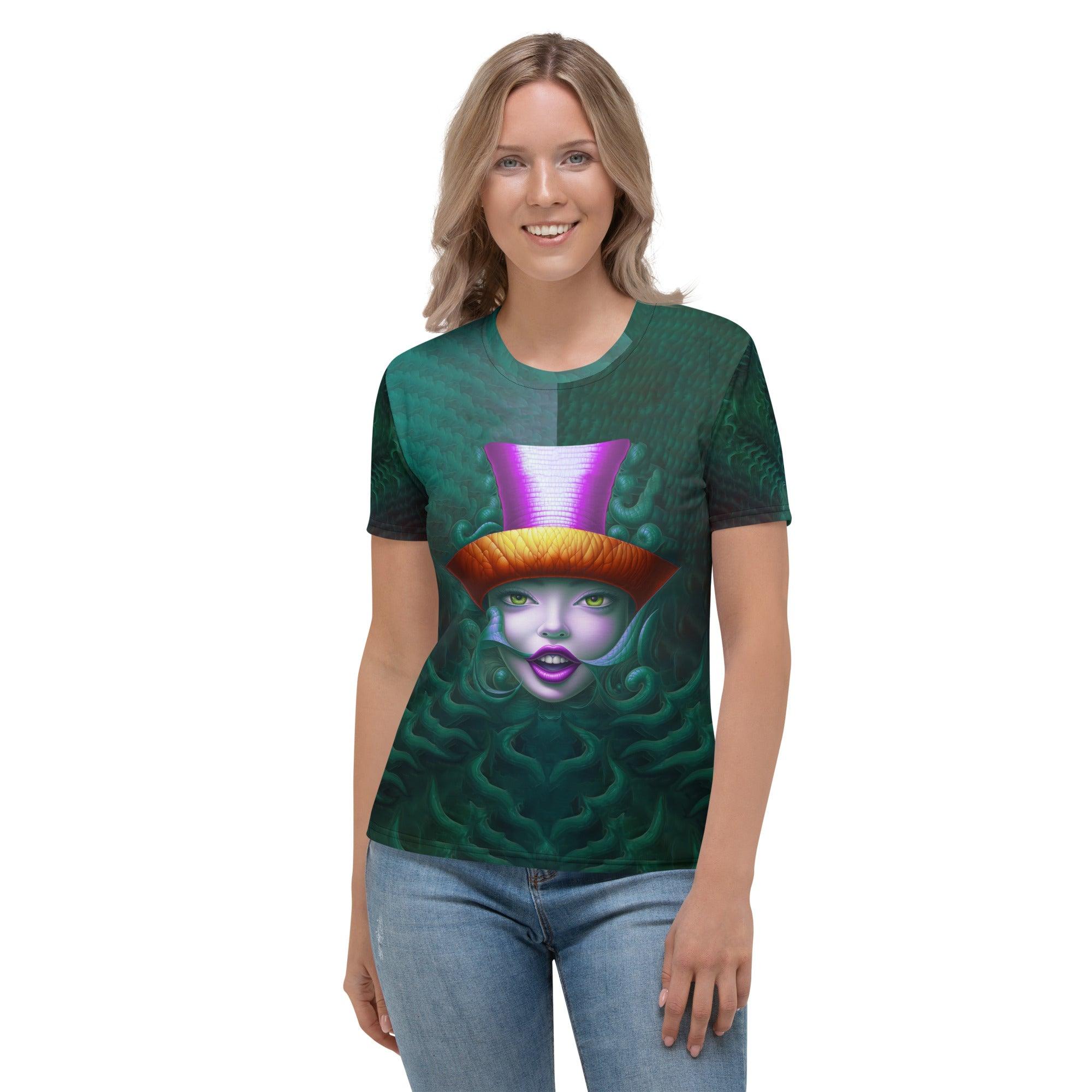 Melodic Harmony All-Over Print Women's Crew Neck T-Shirt - Beyond T-shirts