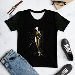 Futuristic Neon All-Over Print Women's Crew Neck - Beyond T-shirts
