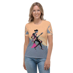 Chic Chorus Women's Fashion Jam Crew Neck T-Shirt - Beyond T-shirts