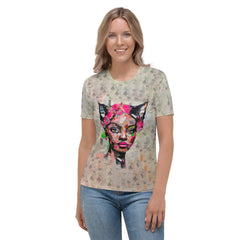 Melodic Fusion Women's Music Inspired Crew Neck T-Shirt - Beyond T-shirts