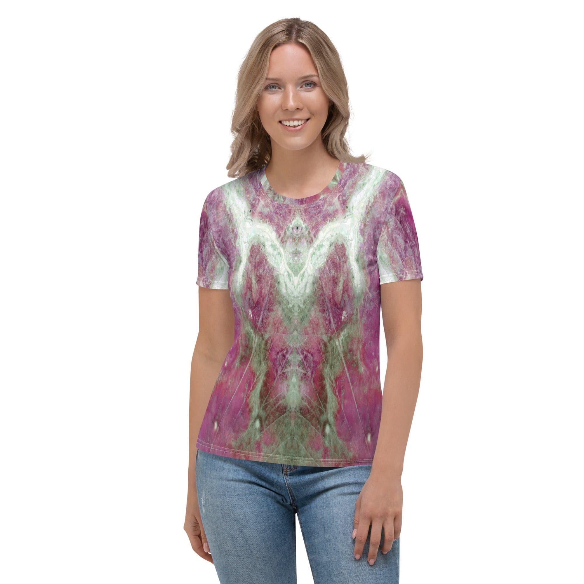 Autumn Glow Women's All-Over Print Crew Neck Tee - Beyond T-shirts