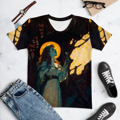 Electric Guitar Melody All-Over Print Women's Crew Neck T-Shirt - Beyond T-shirts