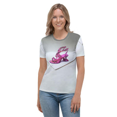 Orbital Glide Futuristic Shoes Women's All-Over Print Tee - Beyond T-shirts